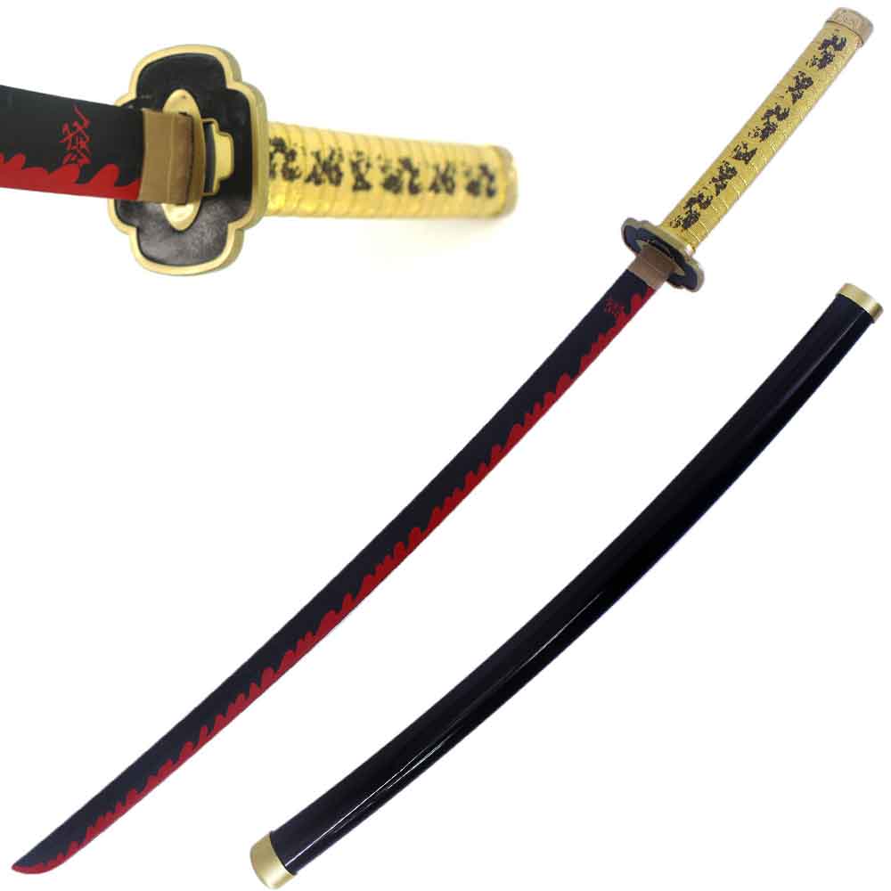 ABS Plastic Blade Yoriichi Nichirin Katana Samurai Demon Sword