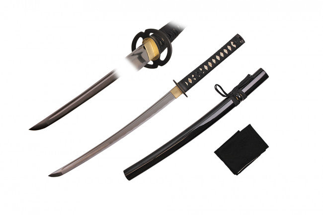 Black Wakizashi Katana