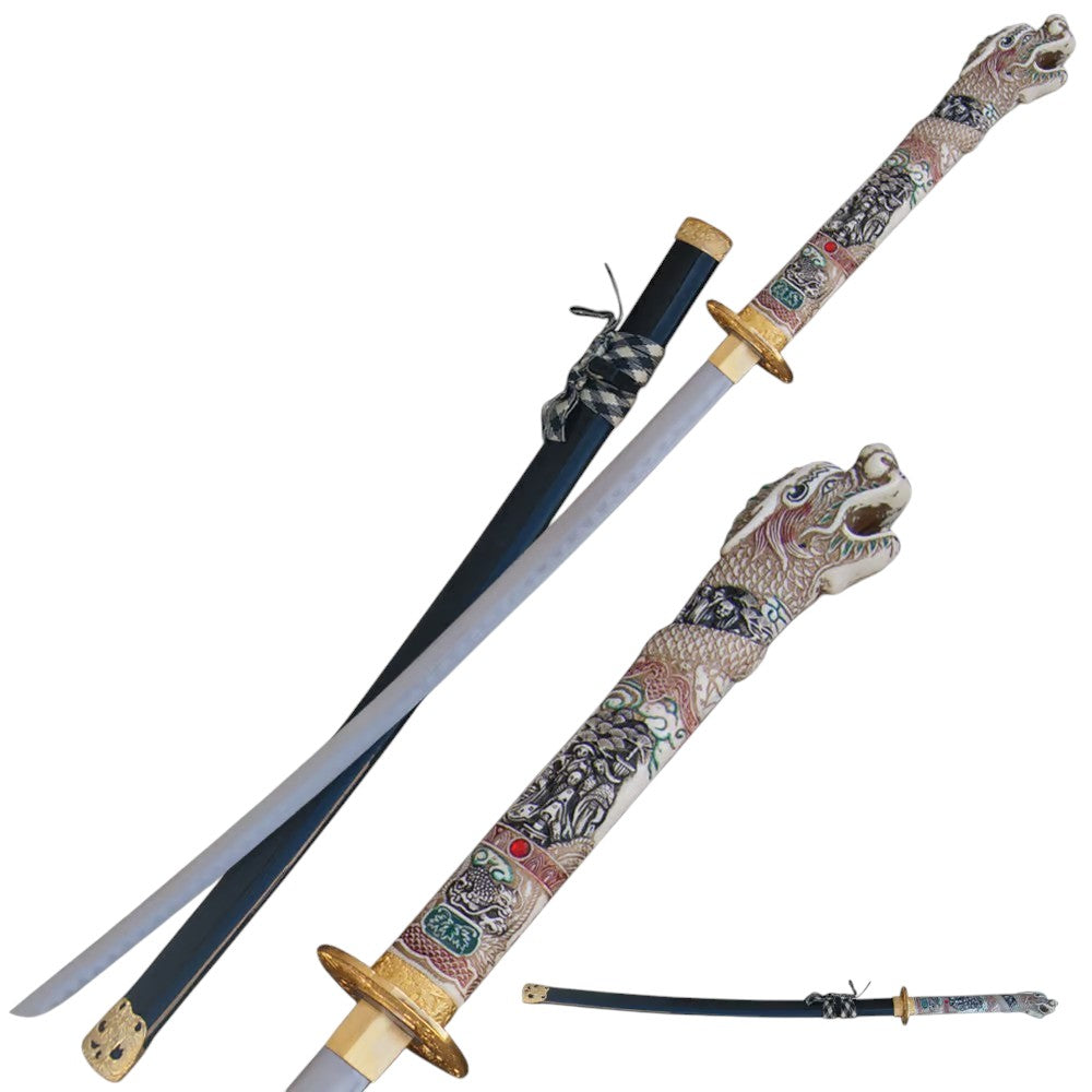 Chinese Dragon Katana Samurai Sword