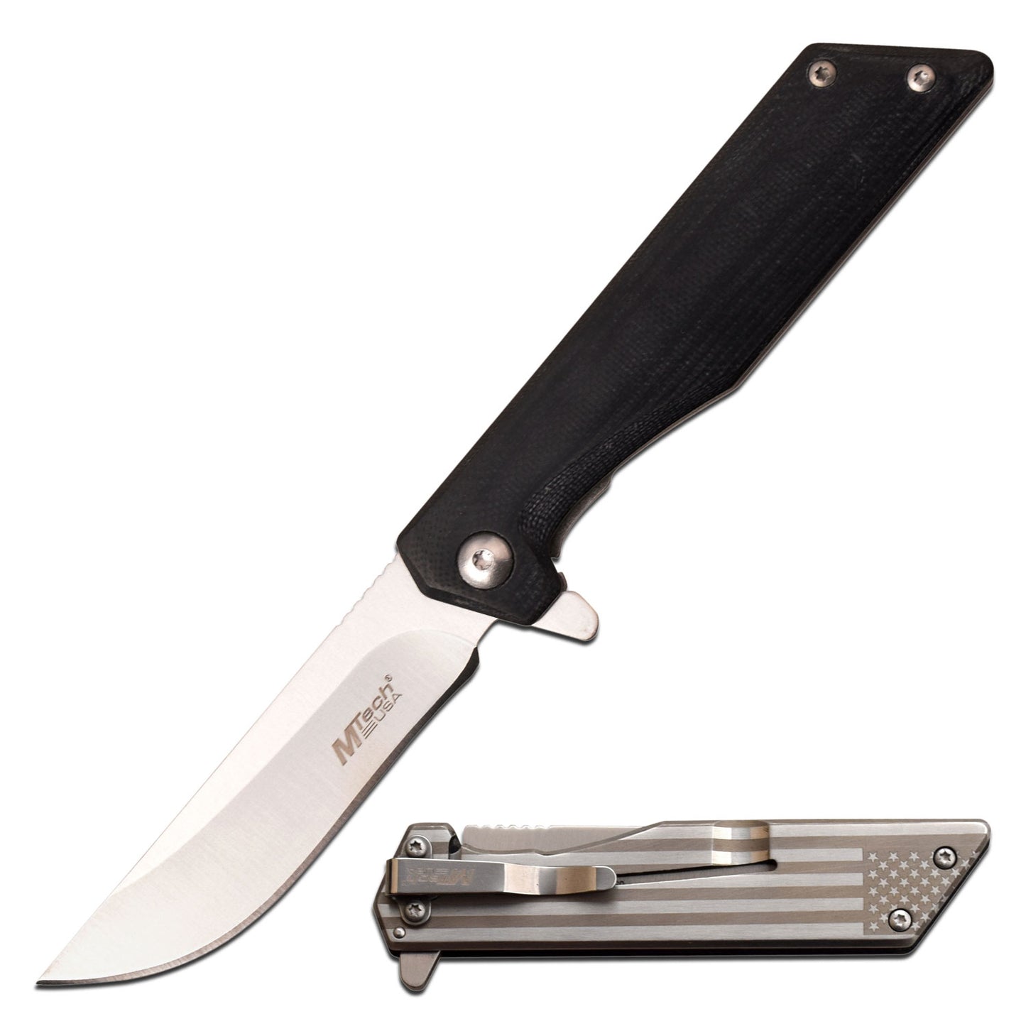 Mtech USA Black Flip Spring Assisted Knife