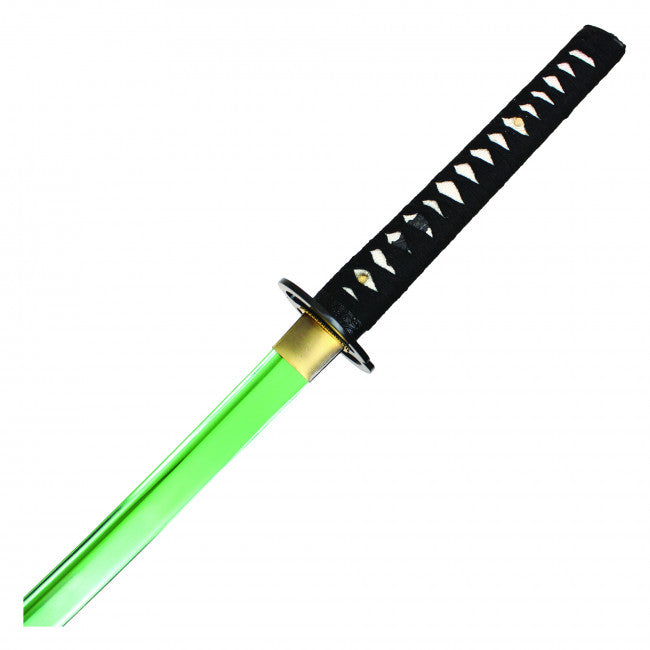Green Handmade Steel Katana 2