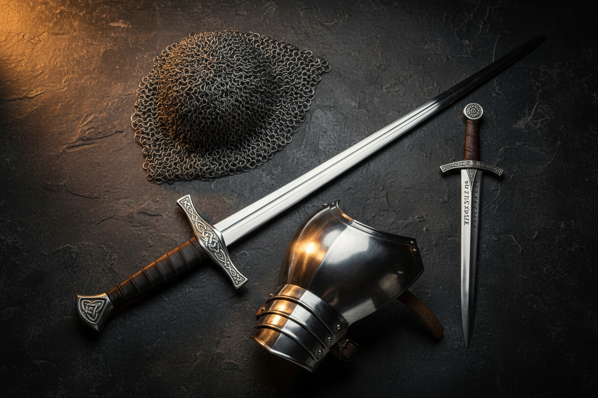 Medieval Gear: A Collector's Guide to Swords, Daggers, and Armor