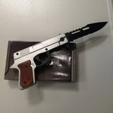 9" Gun Pocket Knife