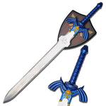 Blue Handle Zelda Princess Fantasy Video Game Sword