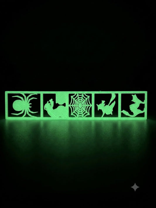 Halloween Bookmark Glow in the Dark