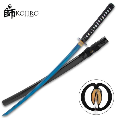 Blue Electric Samurai Sword