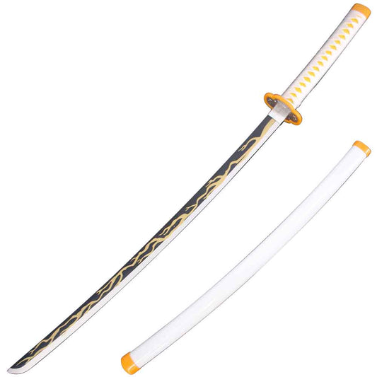 BS Plastic Blade Cosplay Anime Agatsuma Zenitsu Demon Sword