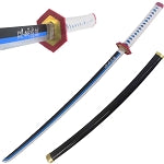 40" ABS Plastic Blade Giyu Tomioka Nichirin Katana Samurai Demon Sword