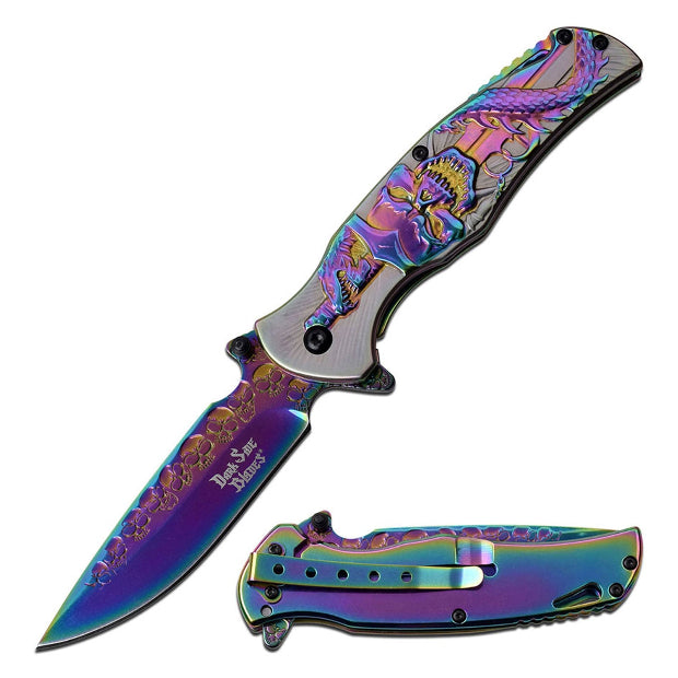 Dark Side Blades Titanium Spring Assisted Knife 