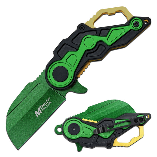 Mtech USA Green Spring Assisted Knife