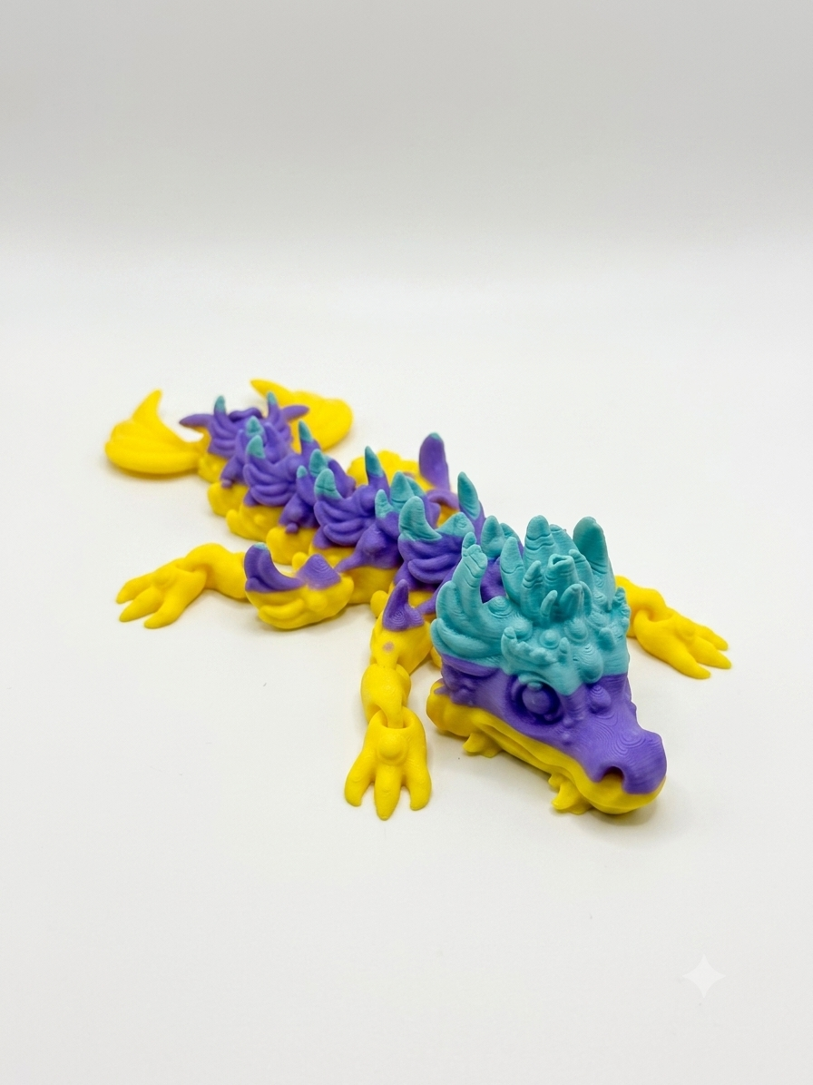 Flexi Articulate Wyvern Teal/Purple/Yellow - Premium Tactical & Collector Gear