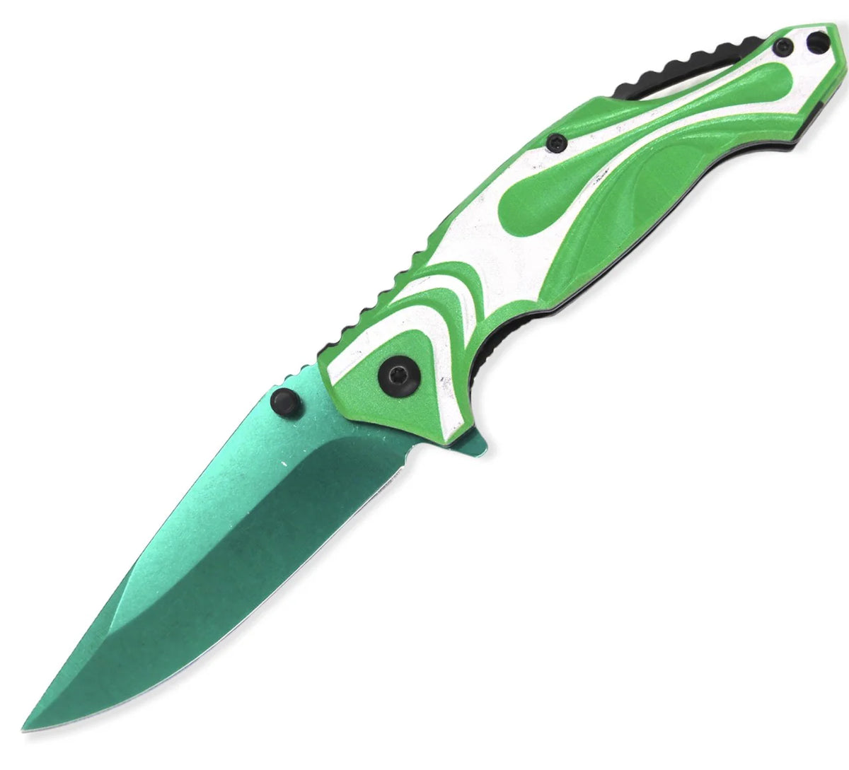 Capitol Agent Green & White Folding Pocket Tool — Collector's Edition - Premium Tactical & Collector Gear