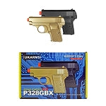 Gold and Black Dual Spring Powered Airsoft Pistols