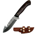Red Deer® Damascus Gut Hook Skinner - Premium Tactical & Collector Gear