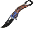 Tiger-USA® Spring Assisted Scorpion BLUE - Premium Tactical & Collector Gear