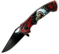 Spring Assisted Folding Pocket Tool – Indian Chief - Premium Tactical & Collector Gear