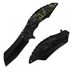 Yellow Dragon Assisted Cleaver Assisted Knife