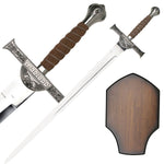 MacLeod Highlander Claymore Sword With Wall Display Plaque