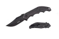 S-TEC Assisted Folding Knife with Stainless Steel Handle - Black - Fantasticblades