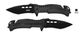 S-TEC Assisted Folding Knife with Composite Rubber Handle - Black - Fantasticblades