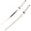 White Bushido Dragon Samurai Katana Sword