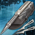 Enforcer wearable collector gauntlet with integrated steel blade