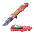 Snake Eye Folding Pocket Tool – Red & Green Edition - Premium Tactical & Collector Gear