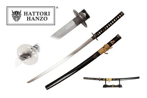 Hattori Hanzo 42" Bill's Sword – Engraved Oni - Premium Tactical & Collector Gear