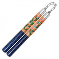 12-inch wooden dragon nunchucks, hand-painted collector edition