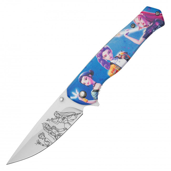 Spring Assisted Pocket Knife – K-pop Demon Hunter Grace Wartec