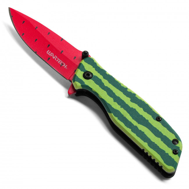 Spring Assisted Pocket Knife – Watermelon 3D Printed Graphic EDC