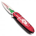 Spring Assisted Pocket Knife – Dragon Sriracha 3D Printed Graphic EDC