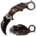 Tiger USA Reaper Graphic Assisted Karambit – Red