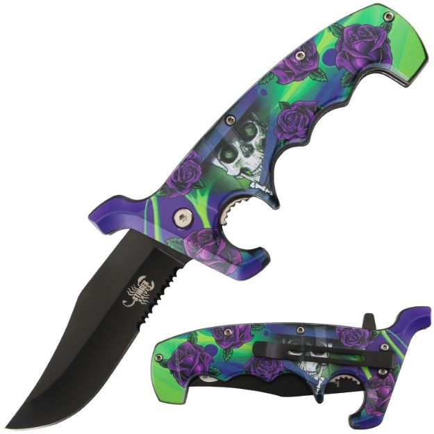 Snake Eye Skeletonized Folding Pocket Tool - Premium Tactical & Collector Gear
