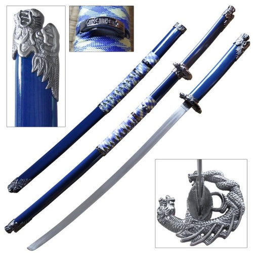 Samurai Collector's Display Sword – Black Edition - Premium Tactical & Collector Gear