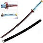 40" ABS Plastic Blade Kanao Tsuyuri Nichirin Katana Samurai Sword Demon Anime