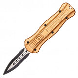 5.25" Gold micro OTF knife