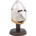 Decoration Mini Hound Skull Pig Face Bascinet Medieval Helmet