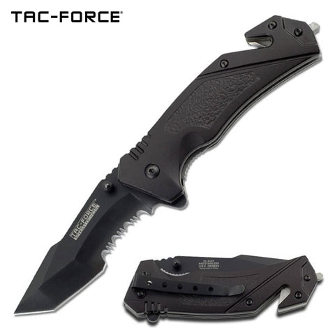 Tac-force Black Tactical Knife