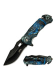 Blue Dragon Spring Assisted Knife - Fantasticblades