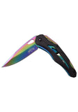 Rainbow Spring Assisted Knife - Fantasticblades